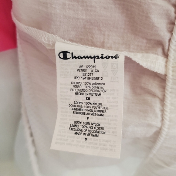 Champion Men's Colorblock Manorak 2.0 size Small in Blue Horizon/Reef Pink/White - Picture 15 of 16